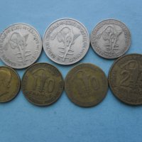 Лот монети Западна африка, снимка 4 - Нумизматика и бонистика - 40594645