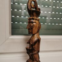 Африканска фигура Чокве от Ангола, снимка 6 - Антикварни и старинни предмети - 43686185
