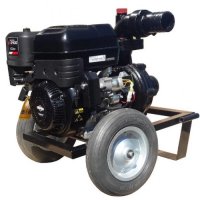 Бензинова моторна помпа BRIGGS & STRATTON 420 куб. м., 14 к.с., 66 м3/ч, 7.5 бара налягане, 100 мм д, снимка 1 - Водни помпи - 35220945