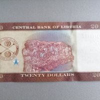 Банкнота - Либерия - 20 долара UNC | 2016г., снимка 2 - Нумизматика и бонистика - 39801925