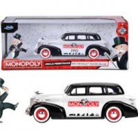 Метална кола Mr. Monopoly 1939 Chevy Master 1:24 Jada 253255048 , снимка 1 - Коли, камиони, мотори, писти - 38846555