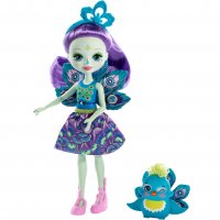 Кукла Enchantimals Patter Peacock & Flap / Енчантималс - Кукла и Паун, снимка 2 - Кукли - 28914380