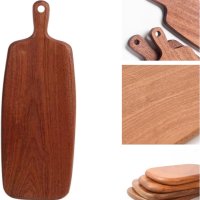 HomeDo Абаносова дървена кухненска дъска за рязане и сервиране, 40x15 см, снимка 7 - Други - 43299712