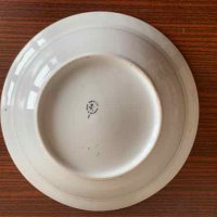 Дълбока порцеланова чиния - купа;  2 елепсовидни, снимка 4 - Чинии - 33072933