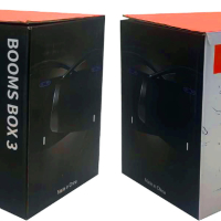 Booms Box 3 - Най-голямата и мощна Bluetooth колонка (80W) с LED подсветка, FM радио и водоустойчив , снимка 6 - Bluetooth тонколони - 44854866