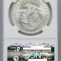 1998-S Robert Kennedy S$1 - NGC MS 70 - САЩ Сребърна Възпоменателна Монета Долар, снимка 2 - Нумизматика и бонистика - 43773734