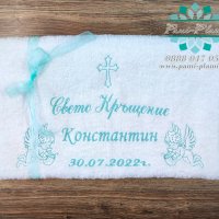 Комплект за КРЪЩЕНЕ 9 части, снимка 3 - Комплекти за бебе - 37299074