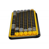 Клавиатура Безжична Logitech Blast POP Keys Жълта Механична с осем сменяеми клавиша за емоджи, снимка 3 - Клавиатури и мишки - 36939005