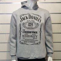 Нов мъжки сив суичър с трансферен печат JACK DANIELS (Джак Даниелс) , снимка 8 - Суичъри - 27692295