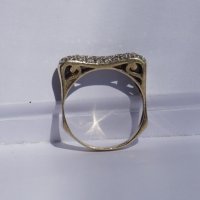 Златен пръстен 2.4гр 14к, снимка 5 - Пръстени - 36690633
