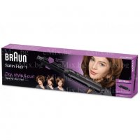 ЧЕТКА С ТОПЪЛ ВЪЗДУХ ЗА КОСА BRAUN SATIN-HAIR 1, снимка 1 - Преси за коса - 38511279