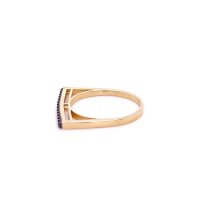 Златен дамски пръстен 1,66гр. размер:51 14кр. проба:585 модел:21894-6, снимка 3 - Пръстени - 44002247