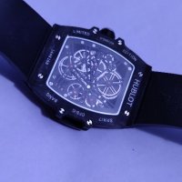 Мъжки луксозен часовник Hublot Spirit of Big Bang Tourbillon Carbon Limited Edition , снимка 12 - Мъжки - 36619117