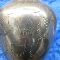 Месингова бронзова ваза-3бр, снимка 4 - Антикварни и старинни предмети - 28525601