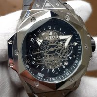 Мъжки луксозен часовник Hublot Sang Bleu II, снимка 3 - Мъжки - 33178401