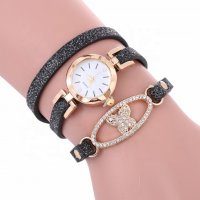 НОВ дамски кварцов часовник - браслет Fashion Butterfly, снимка 2 - Други - 26653057