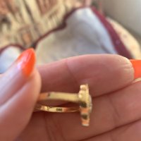 Нов златен пръстен 14К злато -СПЕШНО, снимка 6 - Пръстени - 39283179