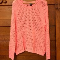 Разкошен пуловер в пастелно розово, снимка 4 - Блузи с дълъг ръкав и пуловери - 43233365