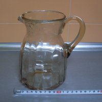 Стара стъклена кана., снимка 6 - Антикварни и старинни предмети - 43406820