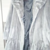 Елегантно дамско палто от еко кожа, снимка 11 - Палта, манта - 27557636