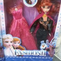 Кукли замръзналото кралство, Елза или Анна с рокля, в кутия - 2378, снимка 3 - Кукли - 38414759
