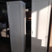 Еднокрилен гардероб с врата от МДФ цвят бяло мат., снимка 2 - Гардероби - 38300846