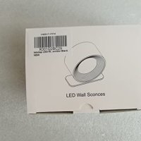 Нова LED стенна въртяща се лампа с 3 яркости акумулаторна батерия, снимка 7 - Лампи за стена - 40671646