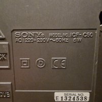 SONY ICF-C50   радио,час,аларма., снимка 9 - Други - 43060915