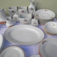 Стари порцеланови и стъклени чинии, купи, сервизи подстакани и др., снимка 2 - Сервизи - 20739003