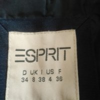 Палто Есприт Esprit синьо каре, снимка 3 - Палта, манта - 43002757