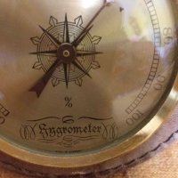 Немски барометър термометър и влагомер, снимка 2 - Стенни часовници - 33416526