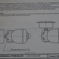хидроакумулатор Integral Hydraulik MDE 160 Diaphragm accumulator 0.08L 0-160Bar, снимка 11 - Резервни части за машини - 37729125