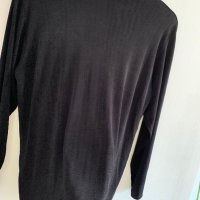 Черна дамска блуза, снимка 4 - Блузи с дълъг ръкав и пуловери - 26995842