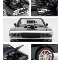 1:24 Метални колички: 1970 Dodge Charger R/T Muscle (Fast & Furious), снимка 7 - Колекции - 44859101