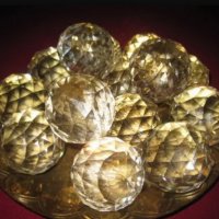 Кристални топки - капки с отвори за увисване - 10 лв. за 1 брой, снимка 4 - Полилеи - 27488973