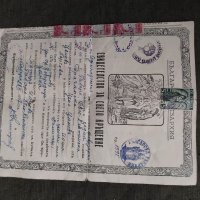 Продавам Свидетелство свето кръщение Гъбаре , Бяла Слатина  1937, снимка 1 - Други ценни предмети - 33341214