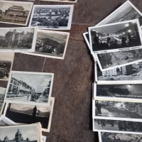 стари черно-бели пощенски картички Прага, снимка 7 - Колекции - 44925028