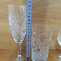 кристални чаши за вино руски кристал, снимка 12 - Антикварни и старинни предмети - 25450012