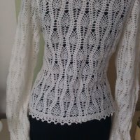 Прекрасна блуза ръчна изработка, снимка 2 - Блузи с дълъг ръкав и пуловери - 27561706