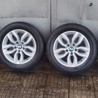 4бр. Оригинални алуминиеви джанти 17 цола за BMW X1 X3 X4 със гуми 225/60/17 , снимка 1 - Гуми и джанти - 39336257
