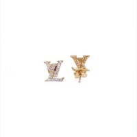 Златни обеци Louis Vuitton 1,65гр. 14кр. проба:585 модел:20256-3, снимка 2 - Обеци - 43290999
