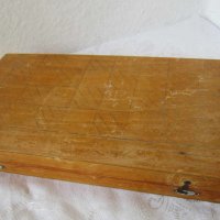 Стара дървена кутия шах шахмат табла, снимка 4 - Други стоки за дома - 28950547