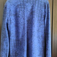 памучно синьо сако с черни орнаменти  , снимка 6 - Сака - 40625703