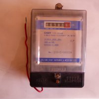 Електромер стар механичен ток електричество табло фаза нула, снимка 1 - Друга електроника - 39762760