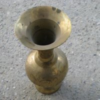Месингова ваза, снимка 1 - Антикварни и старинни предмети - 28314621