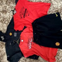 Комплект NIKE Manchester United размер L  Разпродажба 60.00лв, снимка 1 - Спортни дрехи, екипи - 38353161