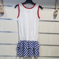 Нова детска моряшка рокличка с трансферен печат Рибки, снимка 9 - Детски рокли и поли - 29030115