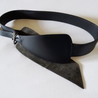 GUESS Made in Italy Leather Belt Дамски Колан Естествена Кожа M (90), снимка 7 - Колани - 26747483