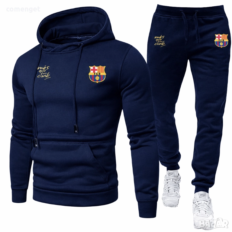 Спортен екип/комплект суичър и долнище БАРСЕЛОНА / BARCELONA - 3 цвята!, снимка 1