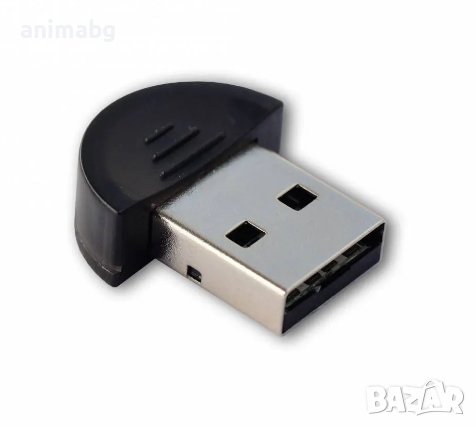 ANIMABG Мини USB Bluetooth адаптер обхват 20 метра скорост на трансфер 3Mbps за лаптоп laptop PC ком, снимка 1